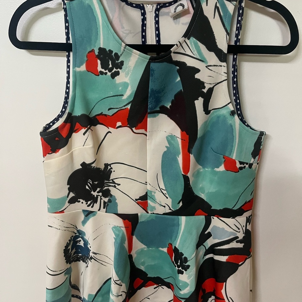 Floral Sleeveless Top - Multicolor